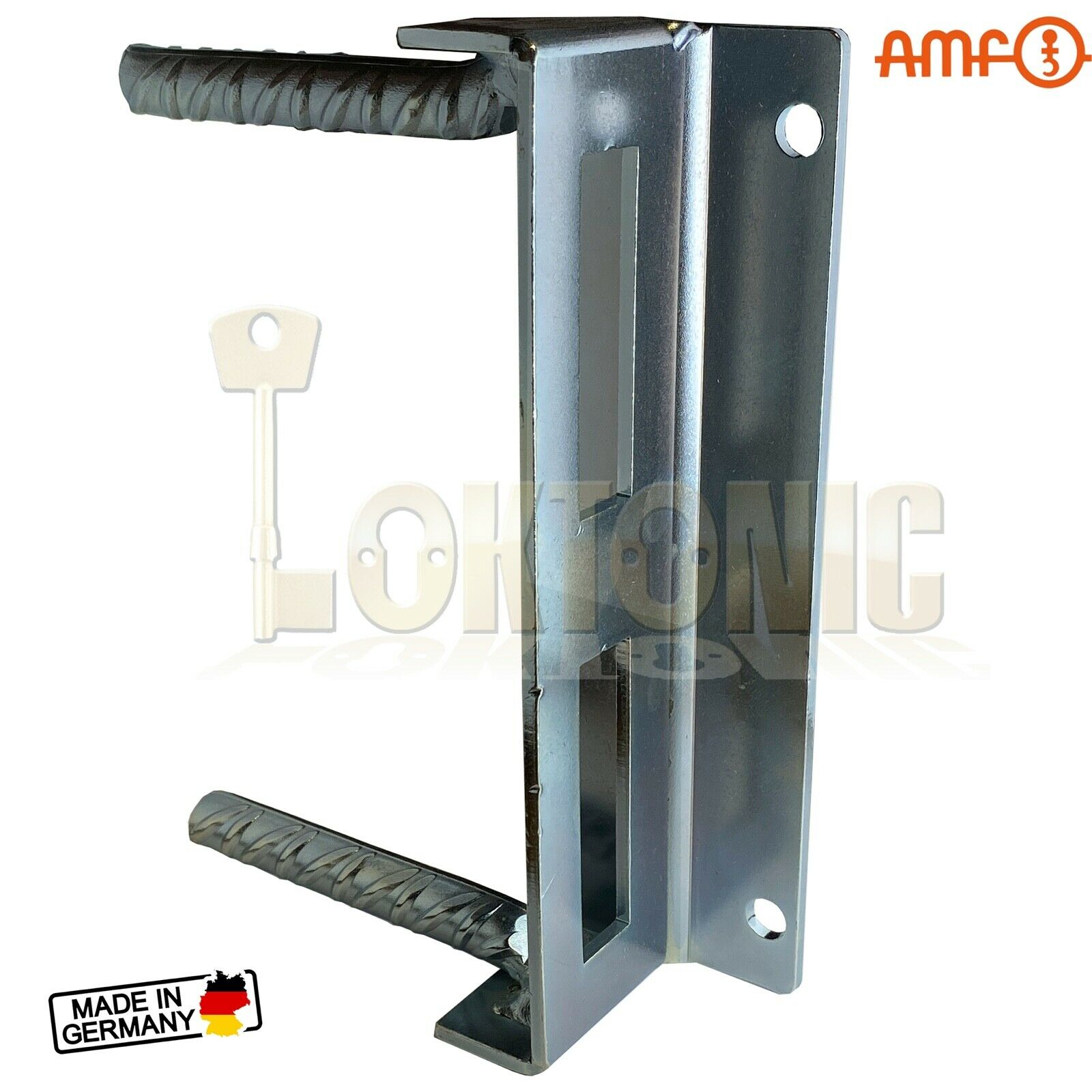 AMF 145-40 Heavy Duty Zinc Plate Steel Striker Wrought Iron Gate Brickwork - Image 4