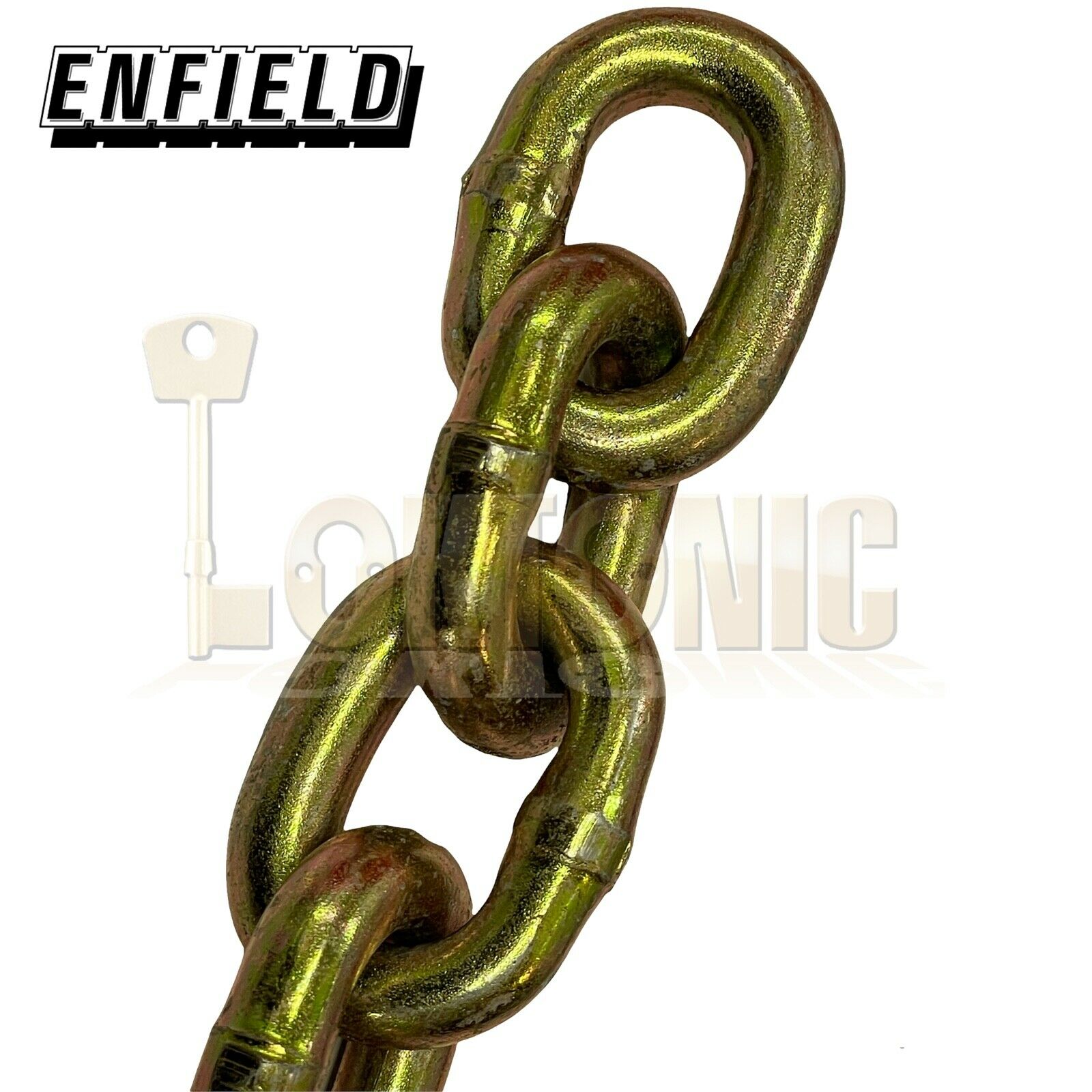 Enfield 10mm Through Hardened Security Heavy Duty Chain Motorcycle Bike - Image 4