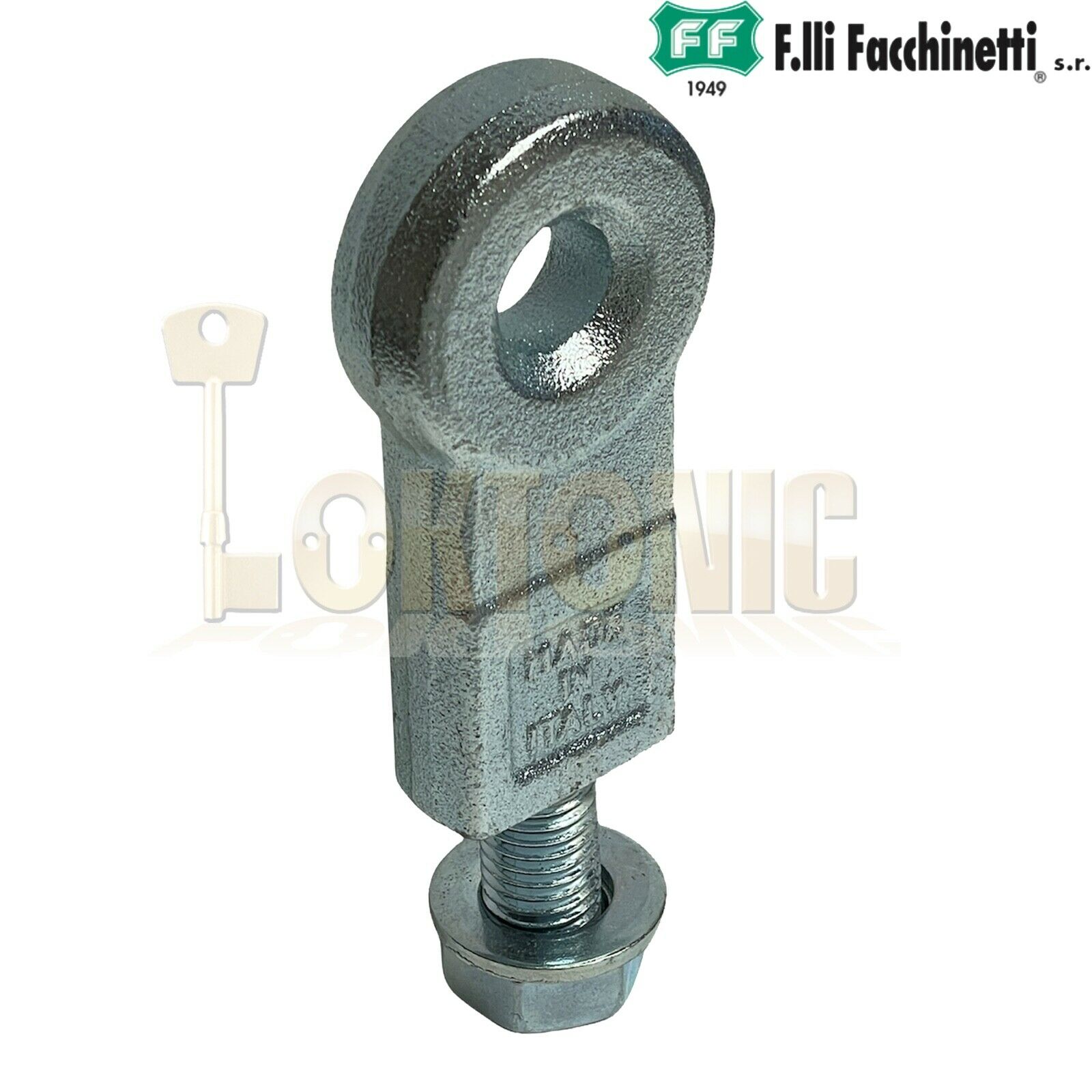 Facchinetti Heavy 90mm Plug Ground Anchor Bolt Lock Unit Roller Shutter Padlock - Image 3
