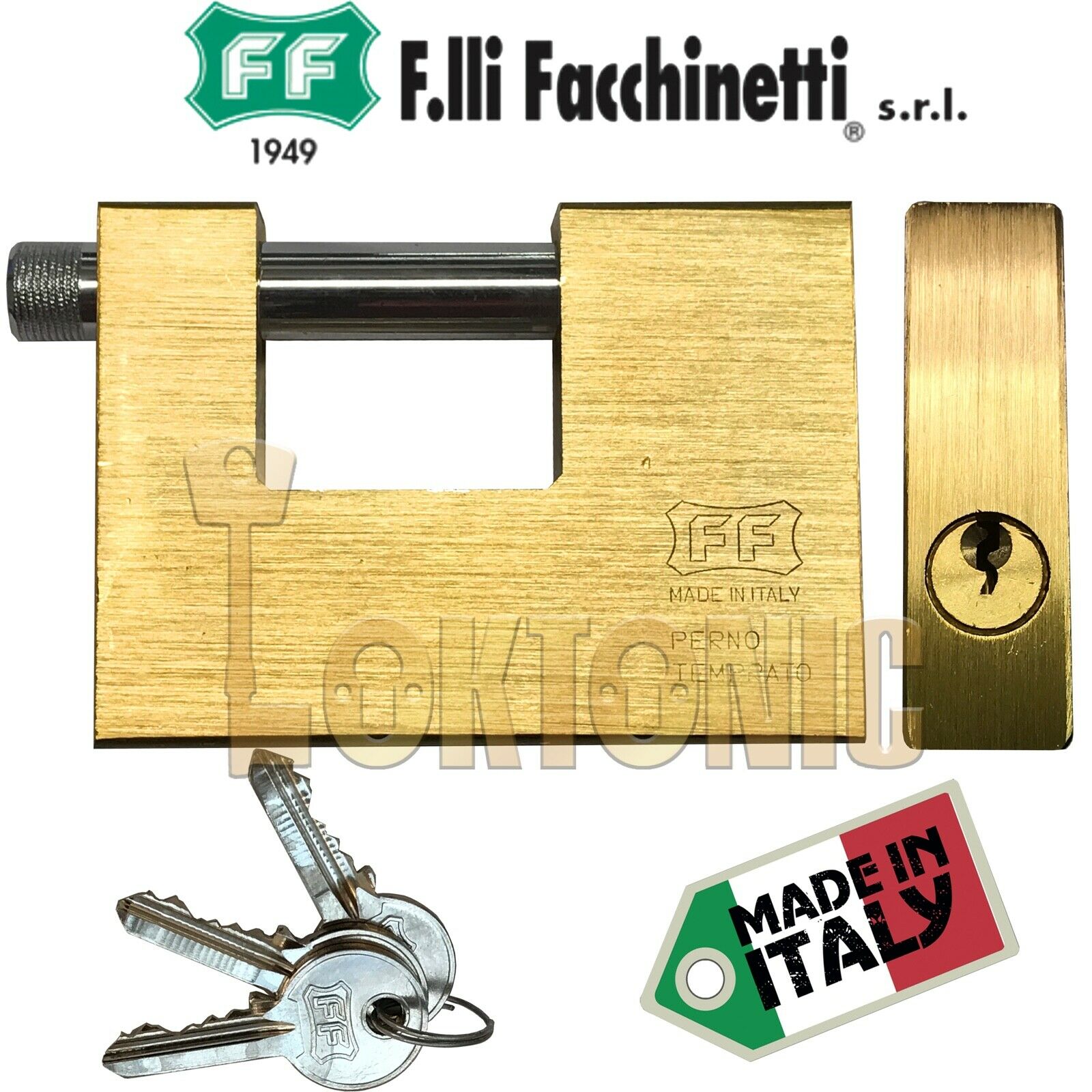 Facchinetti Heavy 90mm Plug Ground Anchor Bolt Lock Unit Roller Shutter Padlock - Image 8