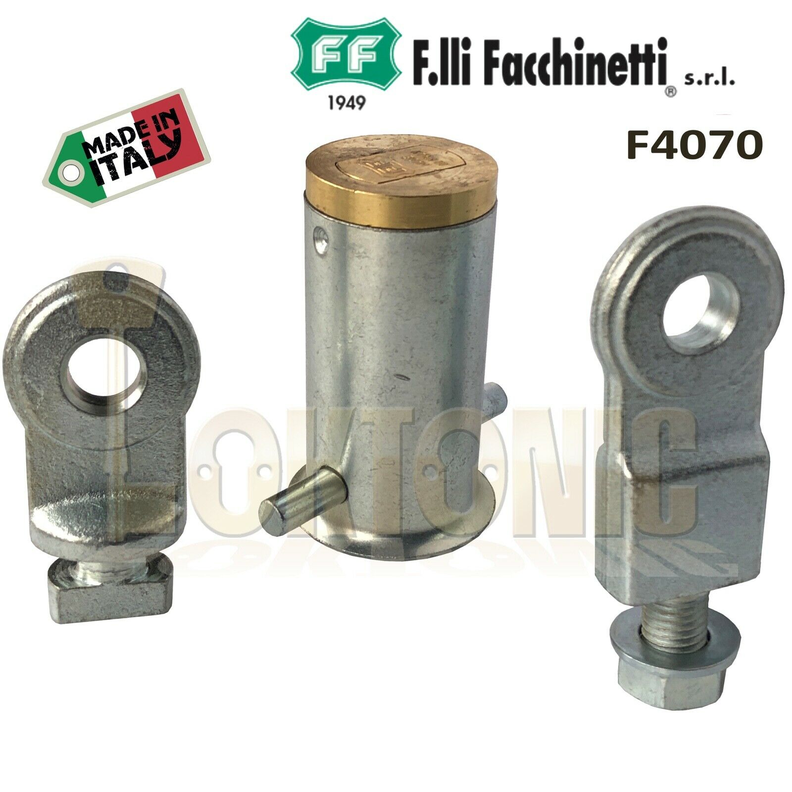 Facchinetti Heavy Duty Steel Roller Shutter Ground Anchor With Padlock 3 Keys - Image 4