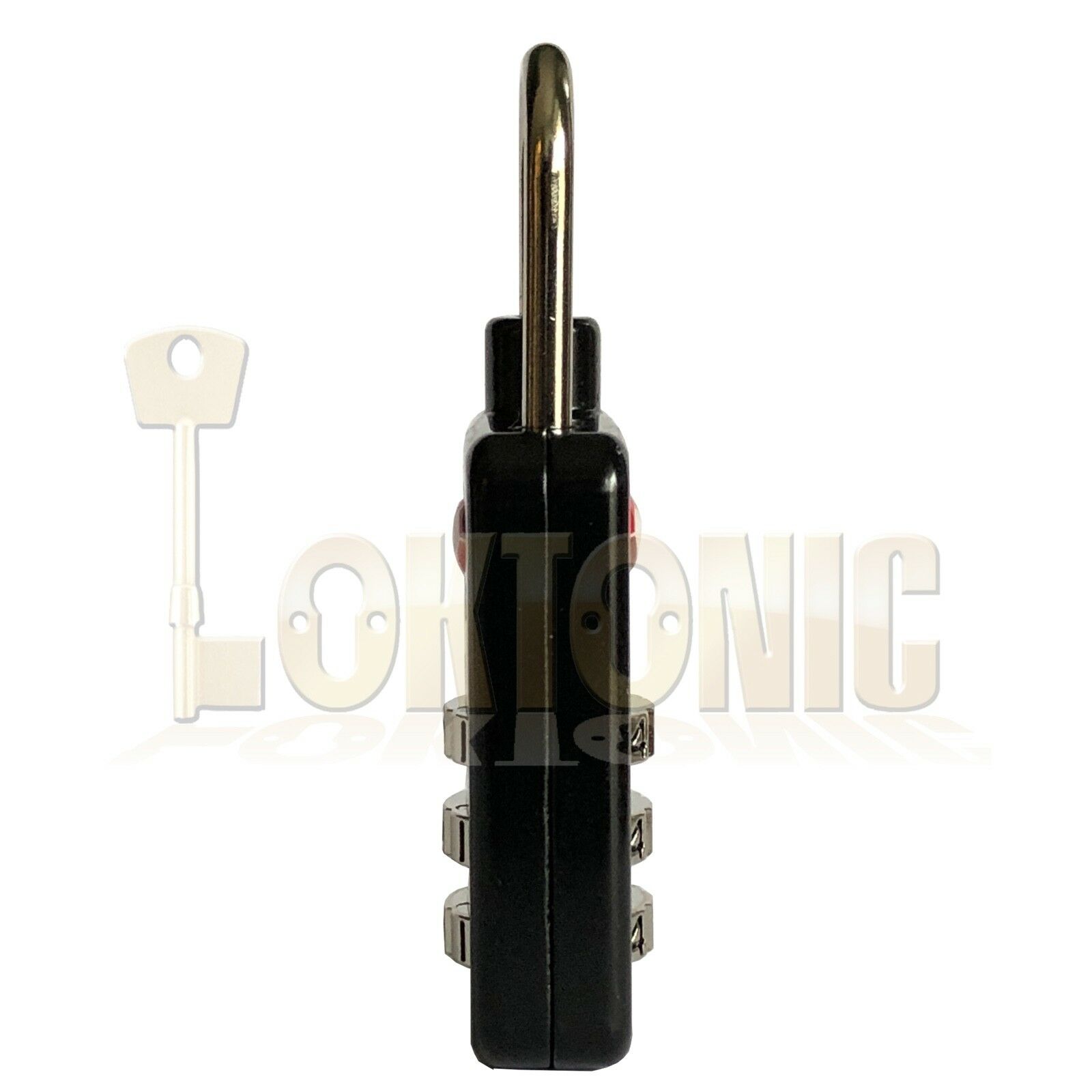 Federal 3 Dial TSA Combination Padlock Resettable Luggage Travel Suitcase Lock - Image 4