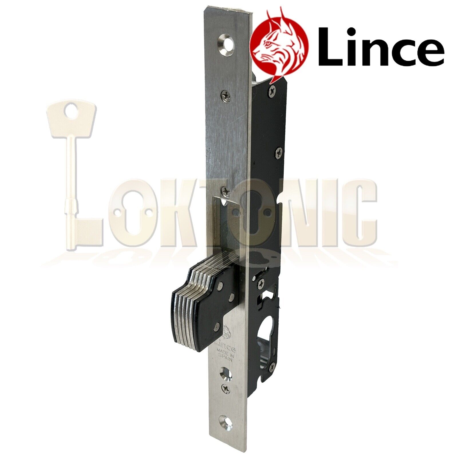 Lince 5592 Narrow Stile Heavy Duty Mortice Euro Hook lock Shed Gate Garage - Image 11