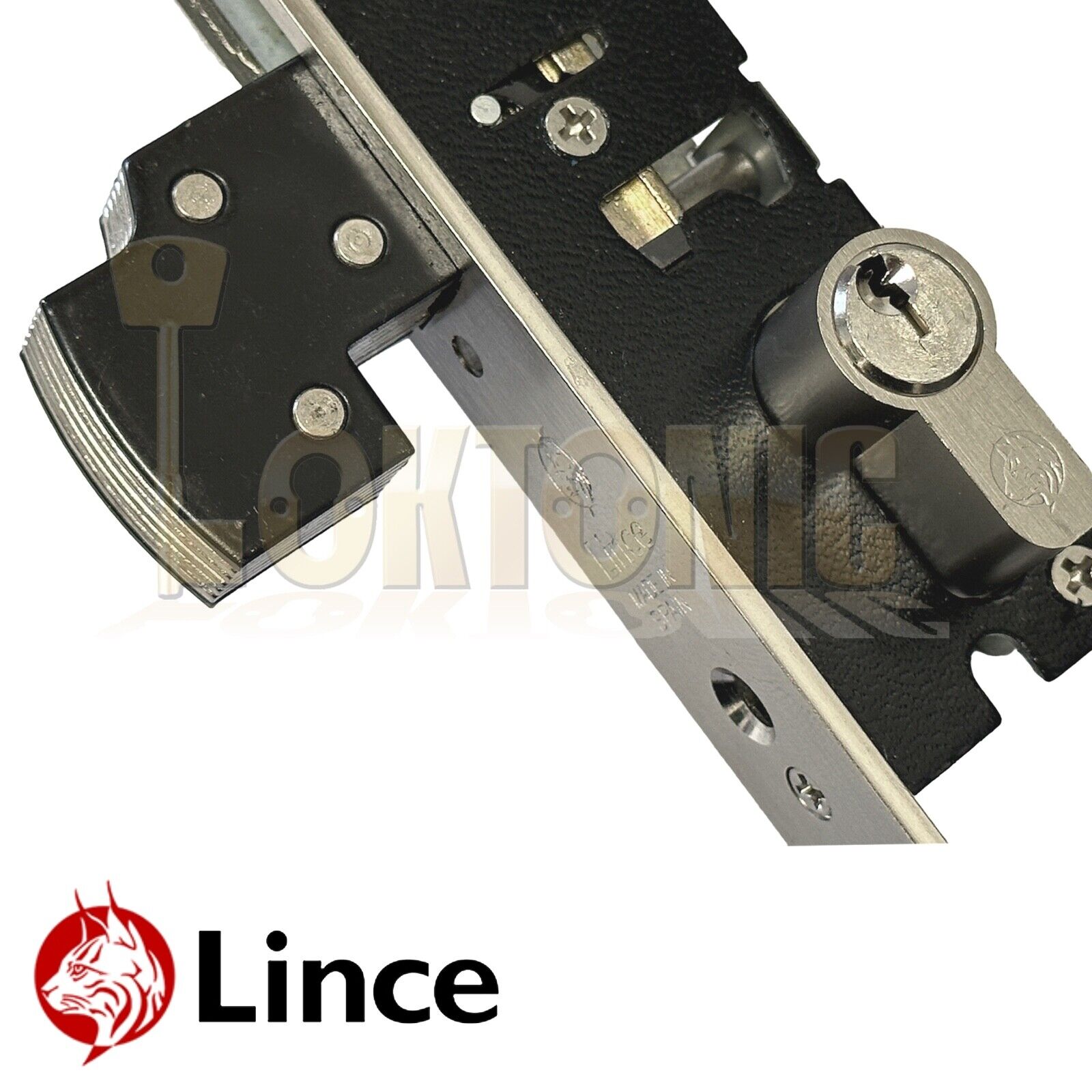 Lince 5592 Narrow Stile Heavy Duty Mortice Euro Hook lock Shed Gate Garage - Image 4