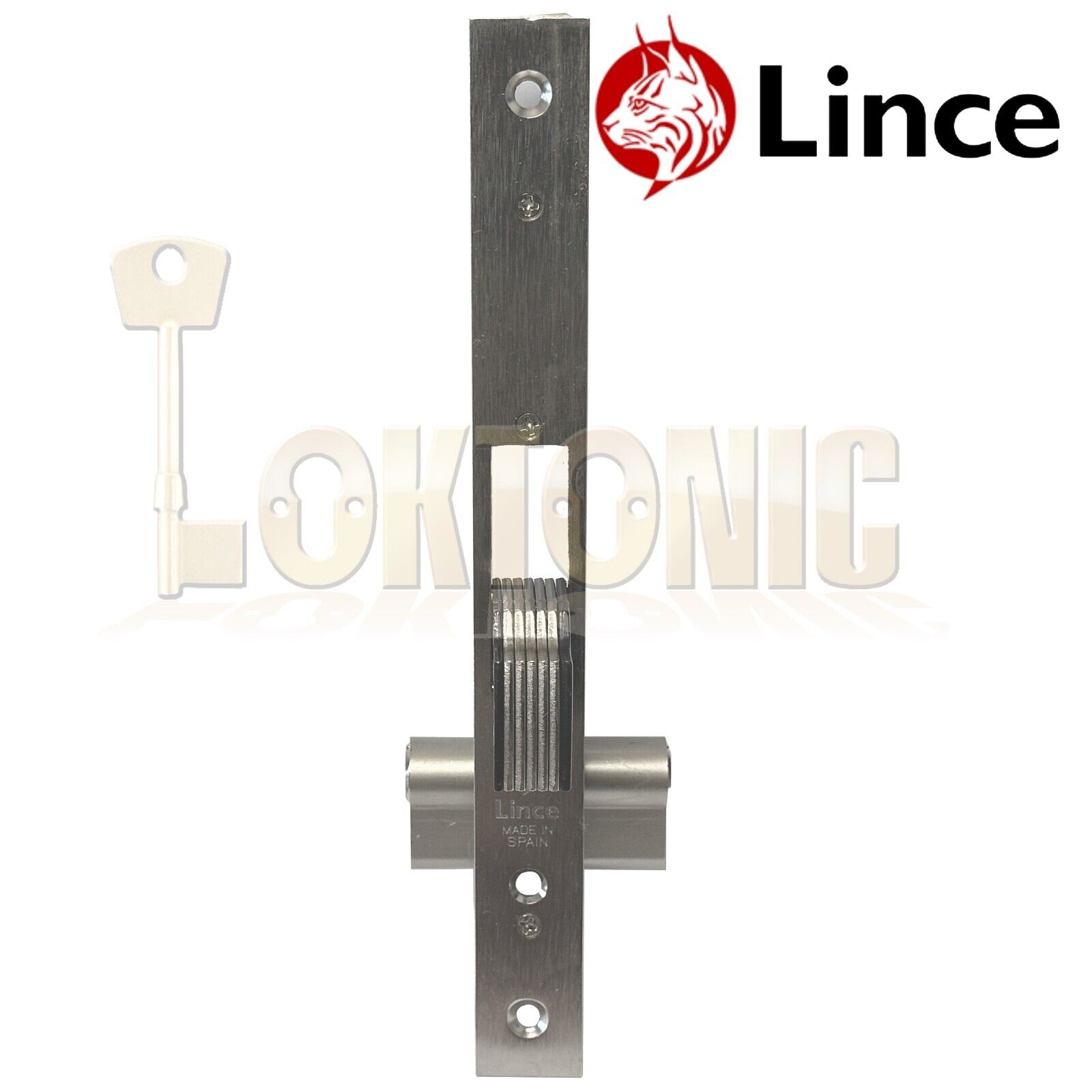 Lince 5592 Narrow Stile Heavy Duty Mortice Euro Hook lock Shed Gate Garage - Image 8