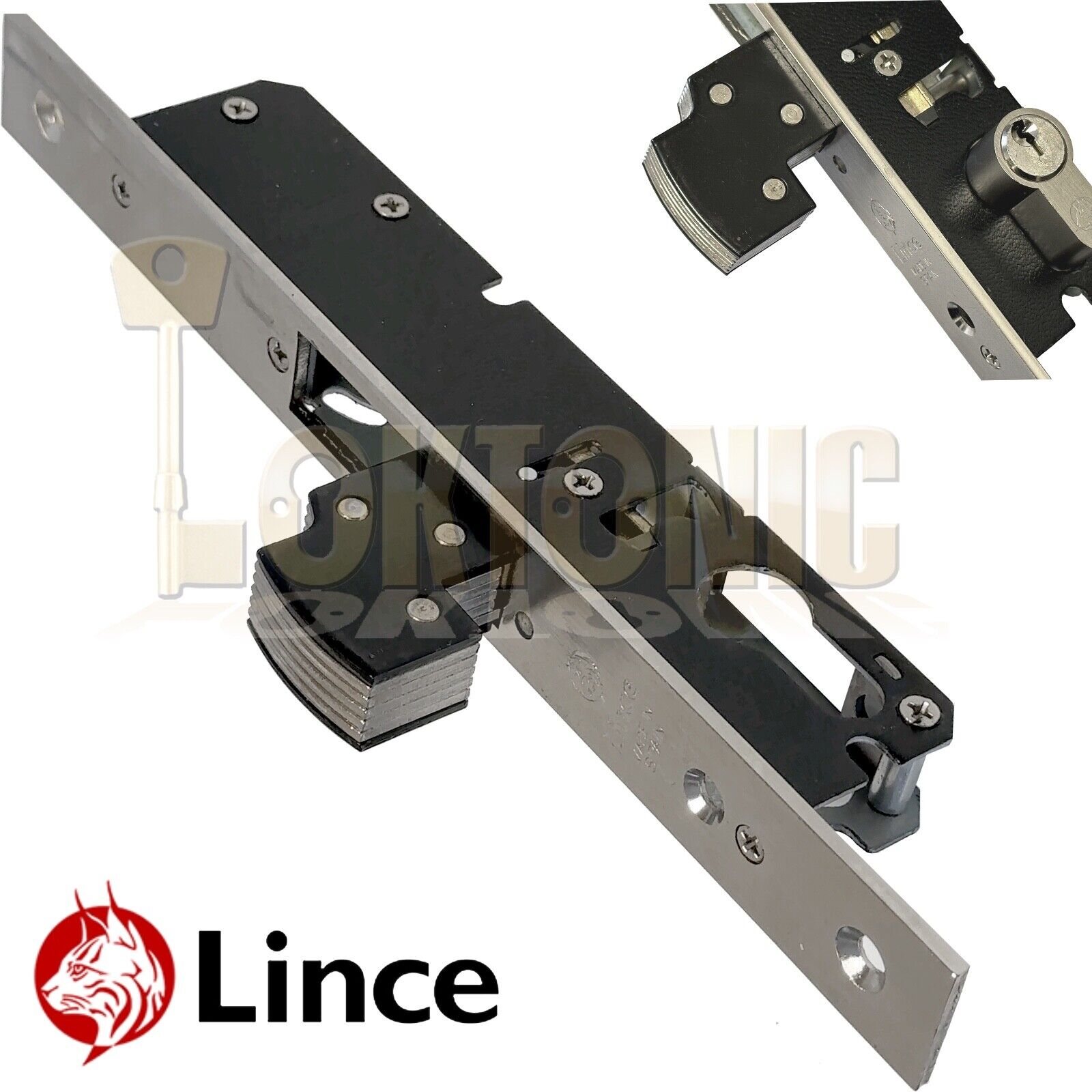 Lince 5592 Narrow Stile Heavy Duty Mortice Euro Hook lock Shed Gate Garage - Image 10