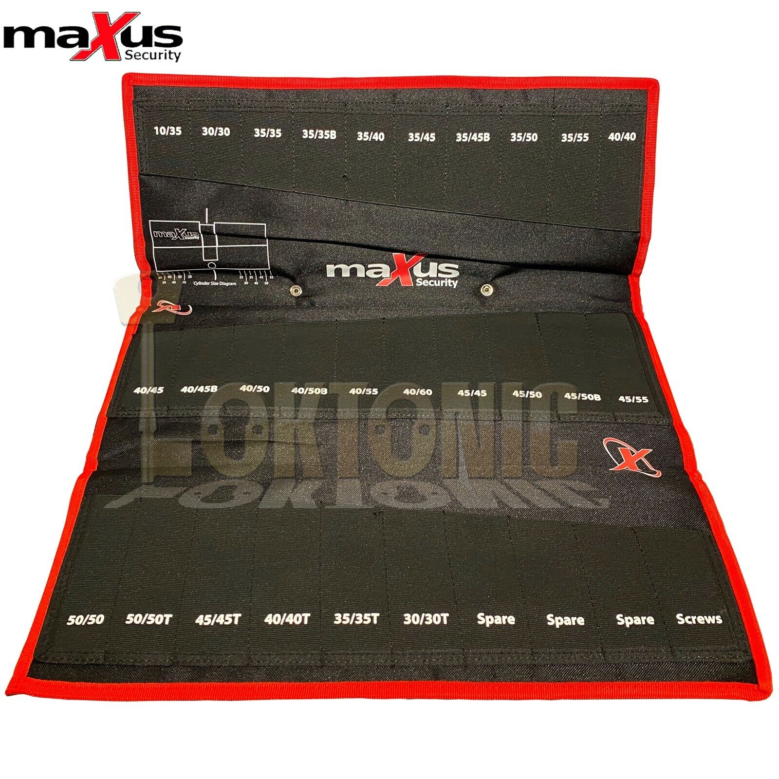 Maxus Locksmiths Euro Oval Cylinder Carry Case Bag - Image 4