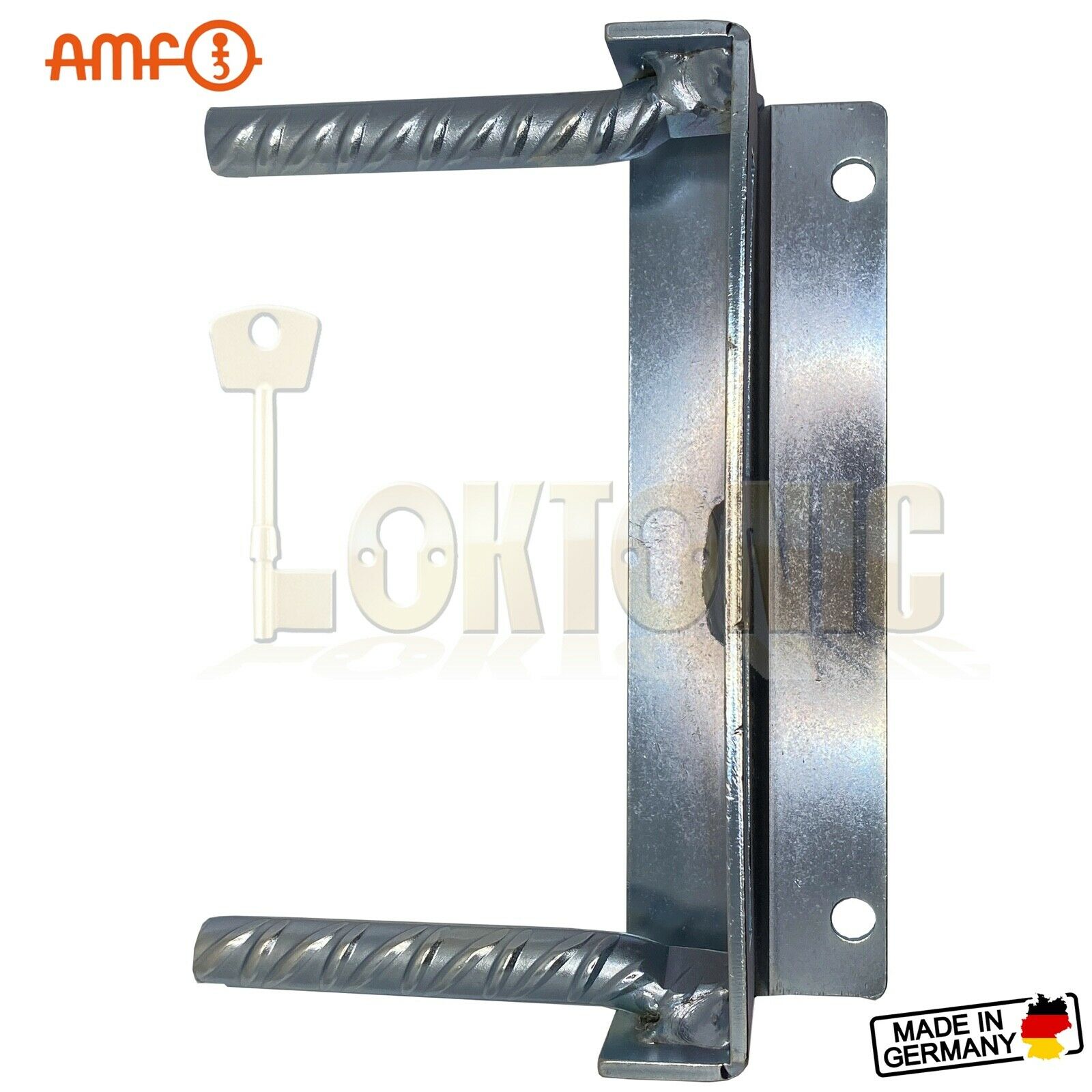 AMF 145-40 Heavy Duty Zinc Plate Steel Striker Wrought Iron Gate Brickwork - Image 6