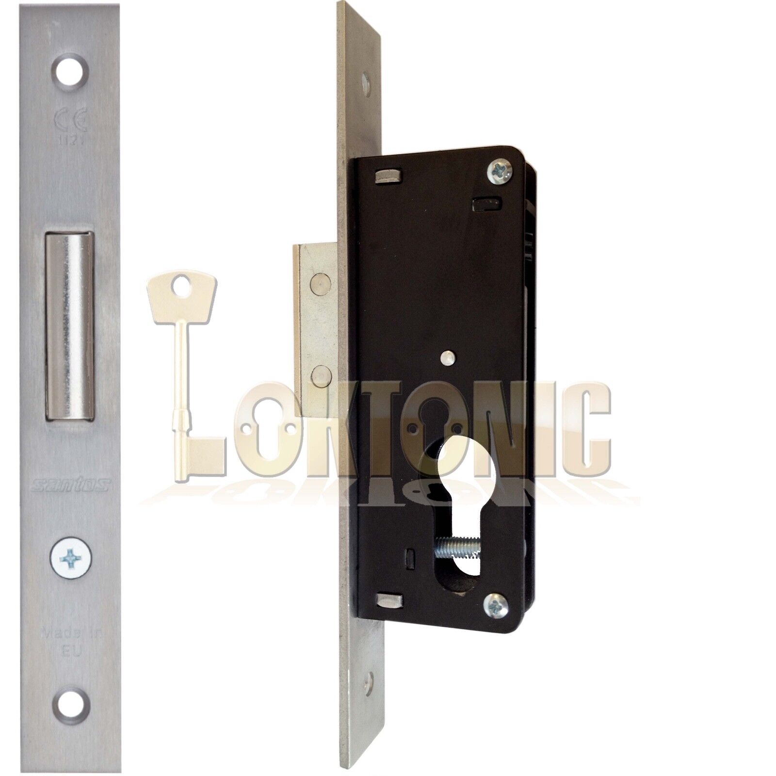 Enfield 25mm Euro Narrow Stile Van Dead Lock Case Door Shed Gate Garage Mortice - Image 4