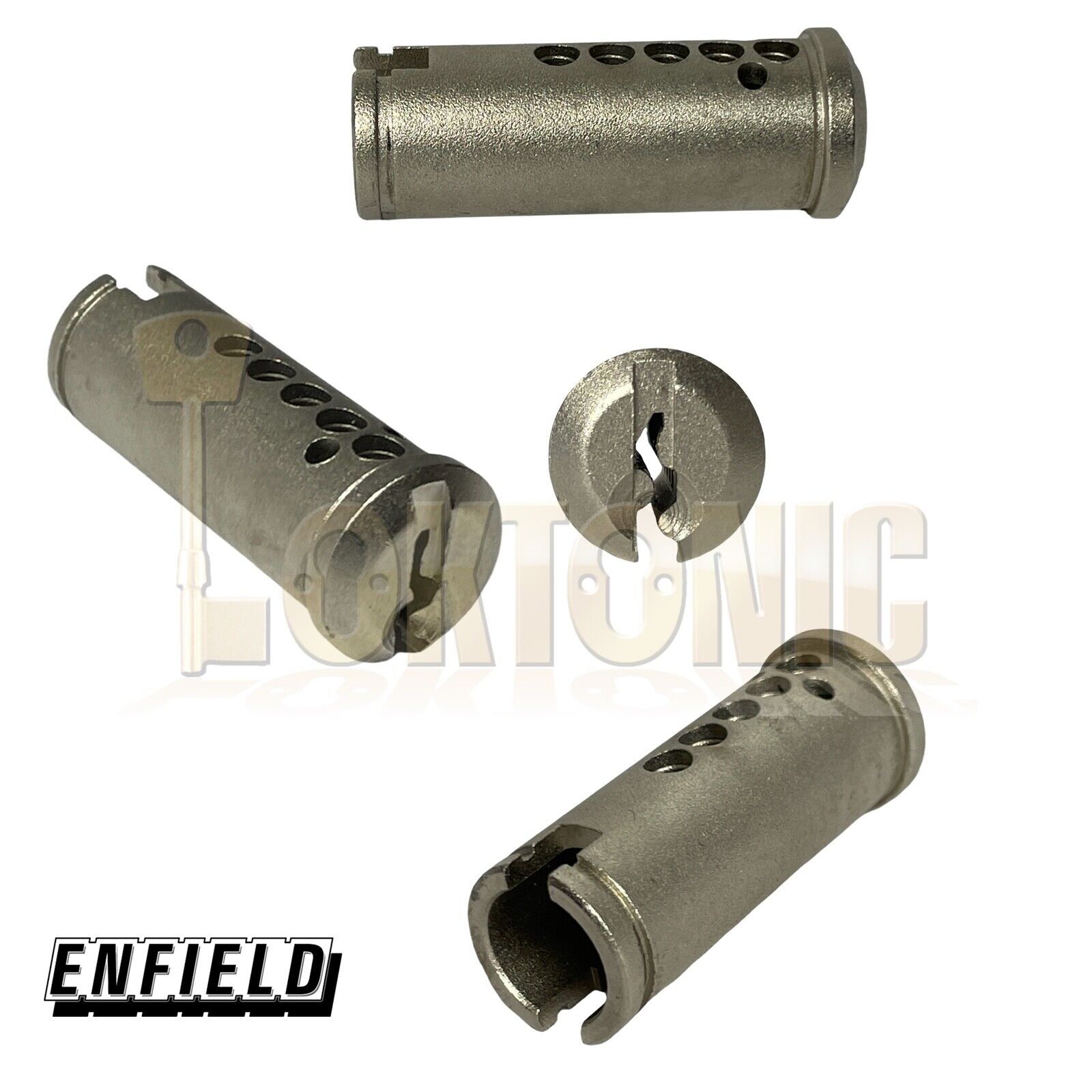 Enfield MR GeGe Replacement Spare Cylinder Barrel Core Plug 5 Pin Nicke - Brass - Image 3