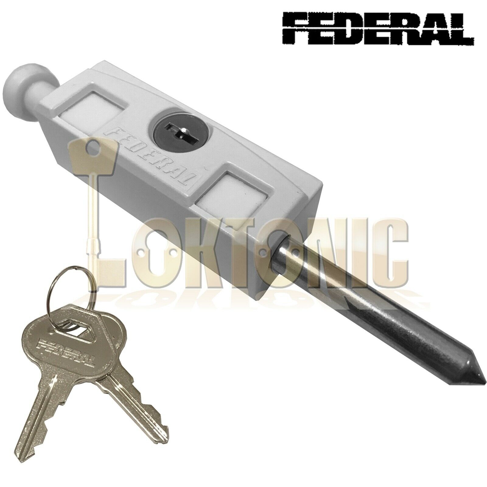 Federal Sliding Multi Purpose Door Window Patio Security Locking Bolt Lock FPB01 - Image 9