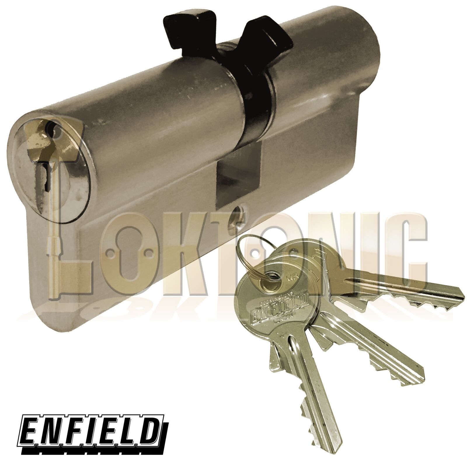 Enfield 35-35mm 363 Mortice Twin Split Cam Euro Double Cylinder Deadlock Barrel