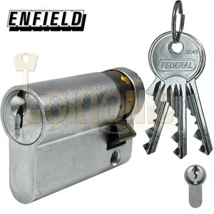 Enfield Garage Van Door Roller Shutter Key Switch Half Euro Cylinder Lock Barrel