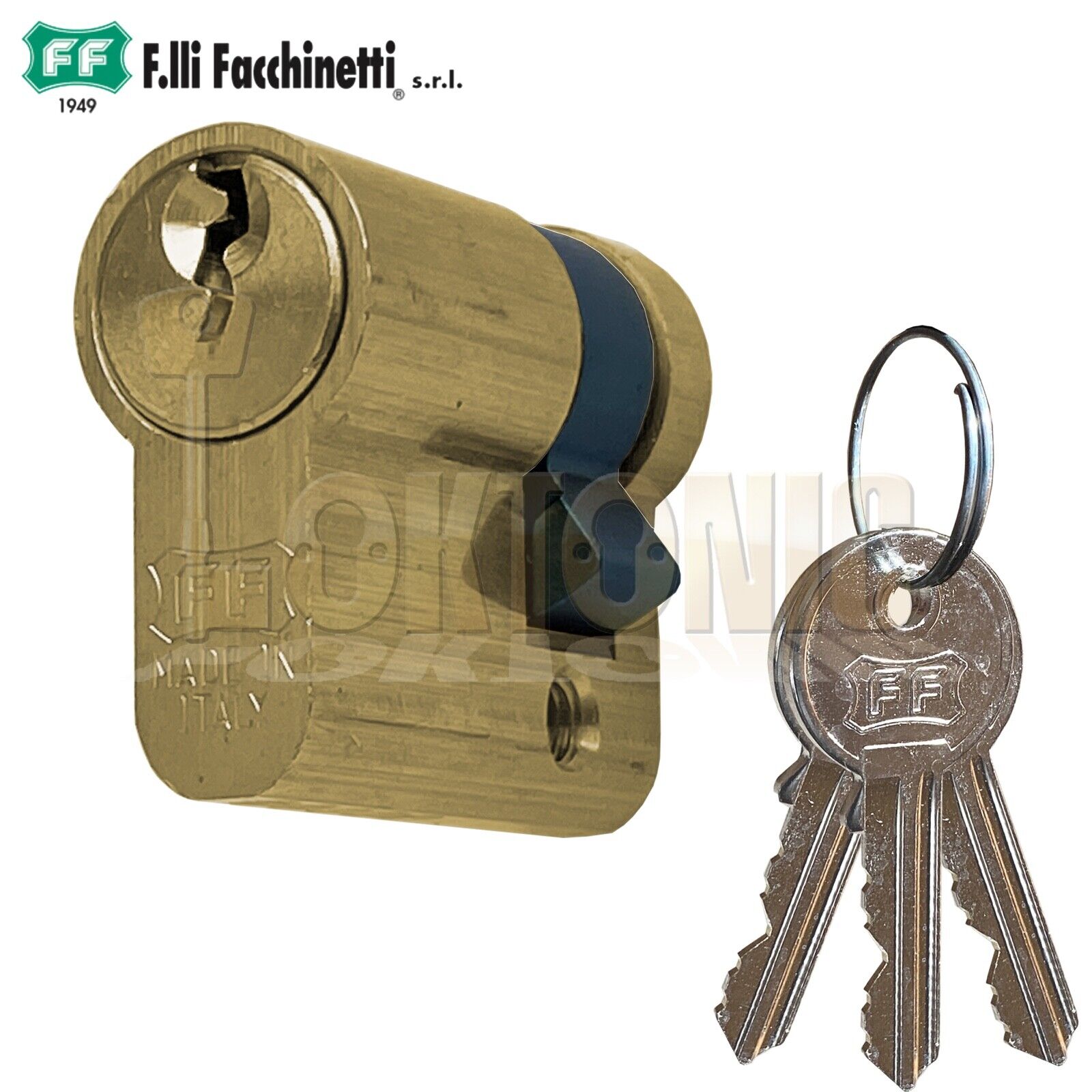 Facchinetti Half Euro Garage Van Door Roller Shutter Key Switch Cylinder Lock - Image 3