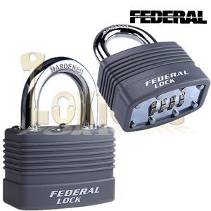 Federal ER46mm Resettable Steel Laminated Combination Padlock Toolbox Cupboard