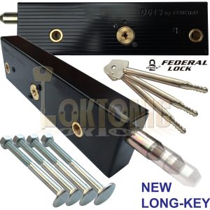 Federal Enfield Garage Shed Van Gate Door Locks Bolts Long Key MK8