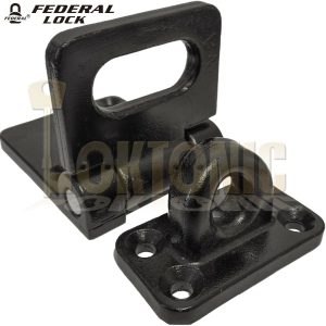 Federal FD702HS Heavy Duty Horizontal Solid Steel Van Shed Garage Hasp Staple