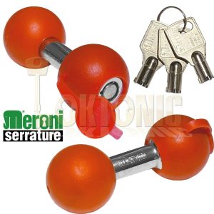Meroni Hardened Steel Motorbike Disc Van Gate Shutter Shed Padlock Made In Italy
