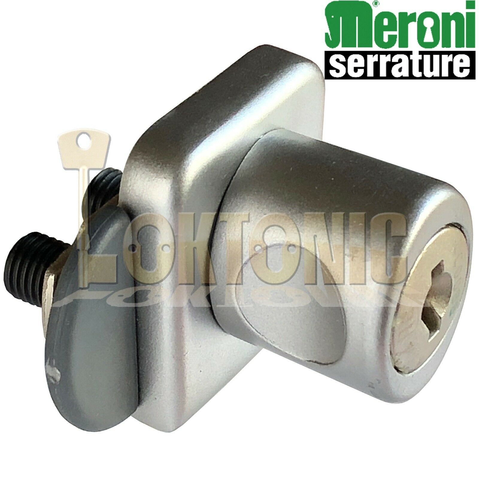 Meroni ME26G4 Glass Display Sliding Cabinet Camlocks For Double Doors