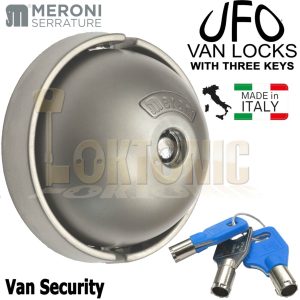 Meroni ME8080 UFO Van Door lock Gates Sheds Trucks Campers Glass Doors