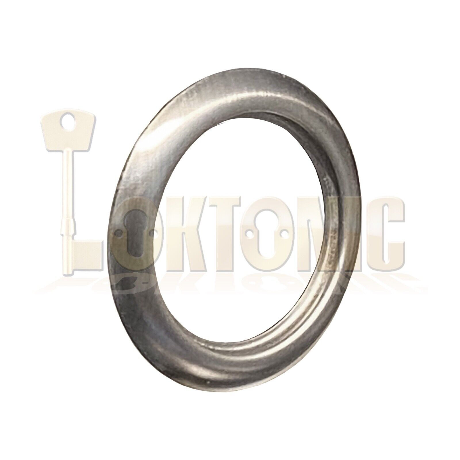 Rim Cylinder Night Latch Door Lock Polished Chrome Brass Satin 3 Keys - Image 3