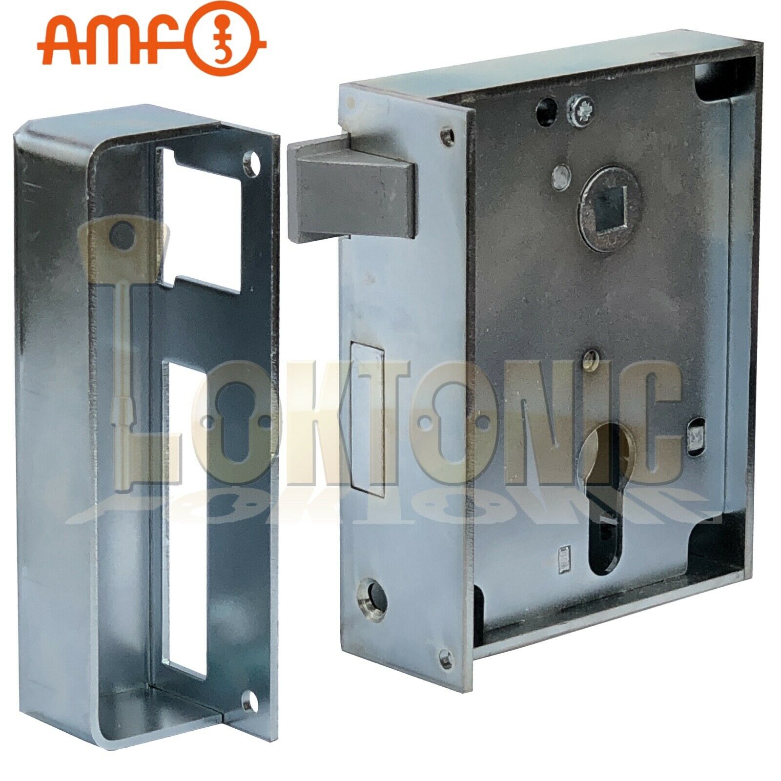 AMF Heavy Duty Rim Lock Inward Opening Wooden Shed Gate Sashlock Made In Germany - Image 4