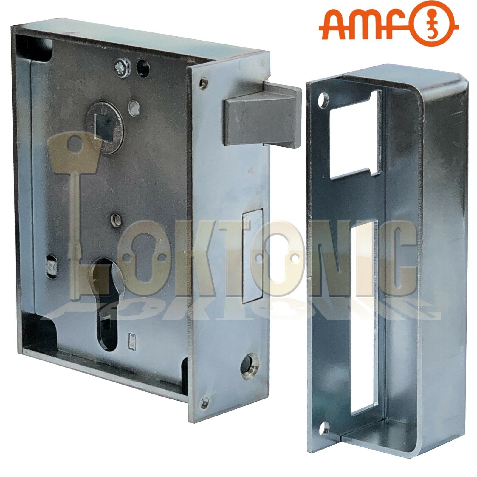 AMF Heavy Duty Rim Lock Inward Opening Wooden Shed Gate Sashlock Made In Germany - Image 5