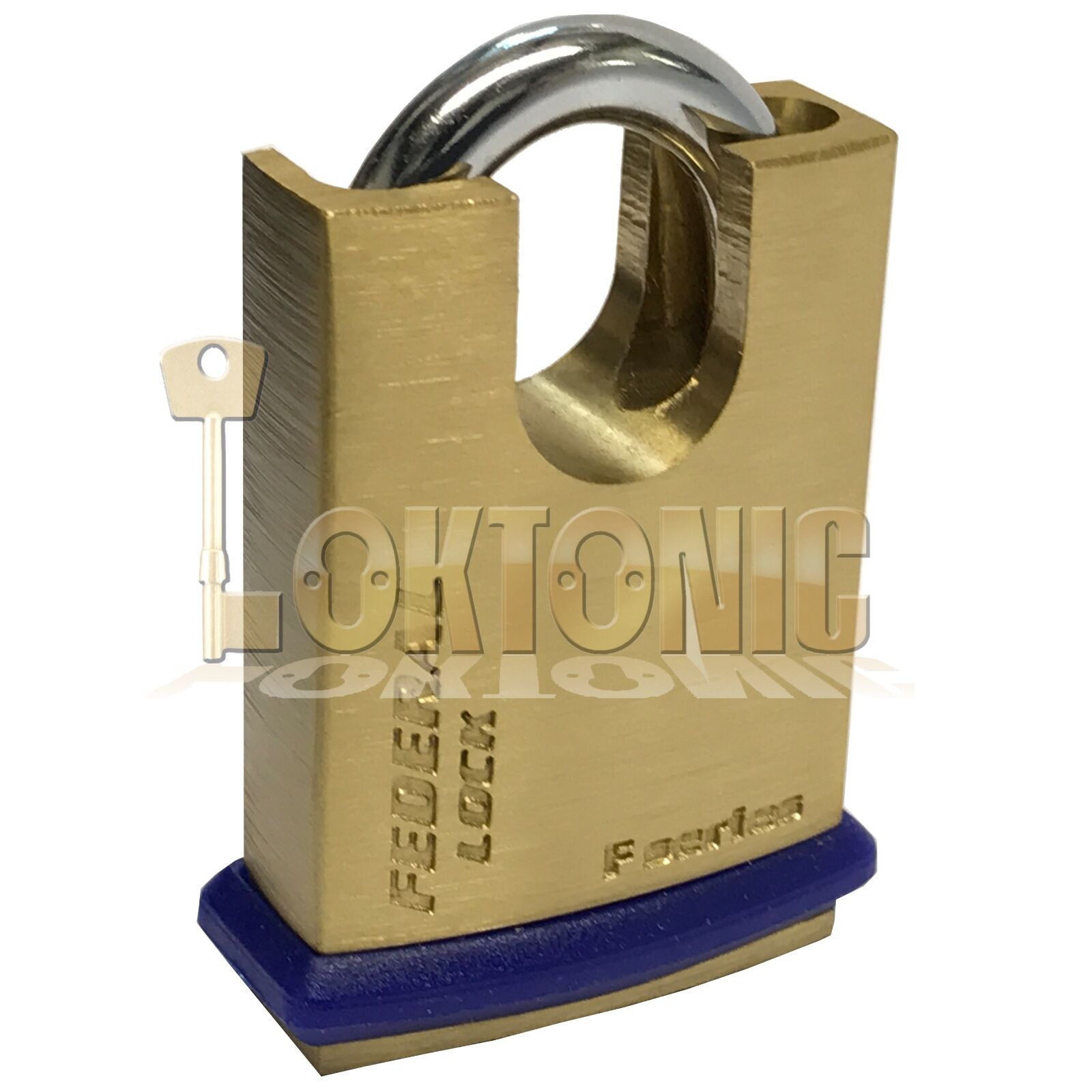 Federal High Security Solid Brass Protected Shoulder Van Gate Shed Padlocks - Image 3