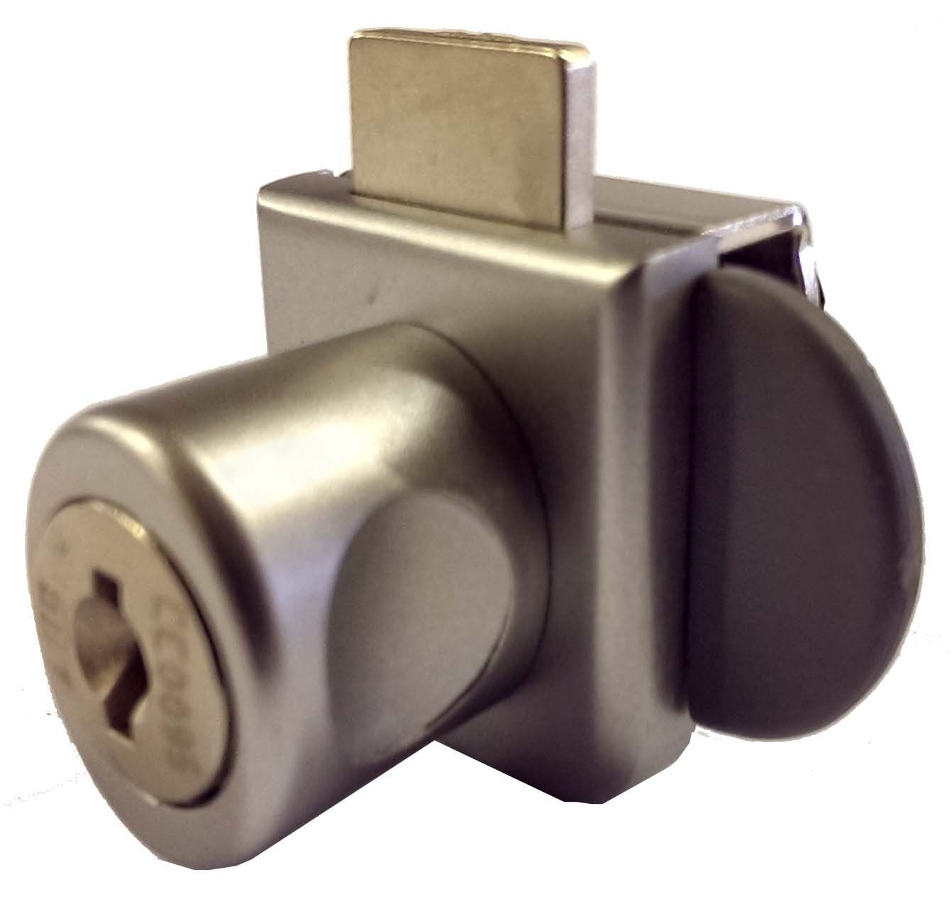 Meroni ME26G4 Glass Display Sliding Cabinet Camlocks For Double Doors - Image 6