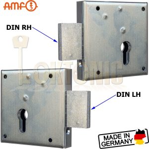 AMF 100Z Double Throw Zinc Plated Heavy Duty Rim Dead Lock Gate Shed Van  Garage