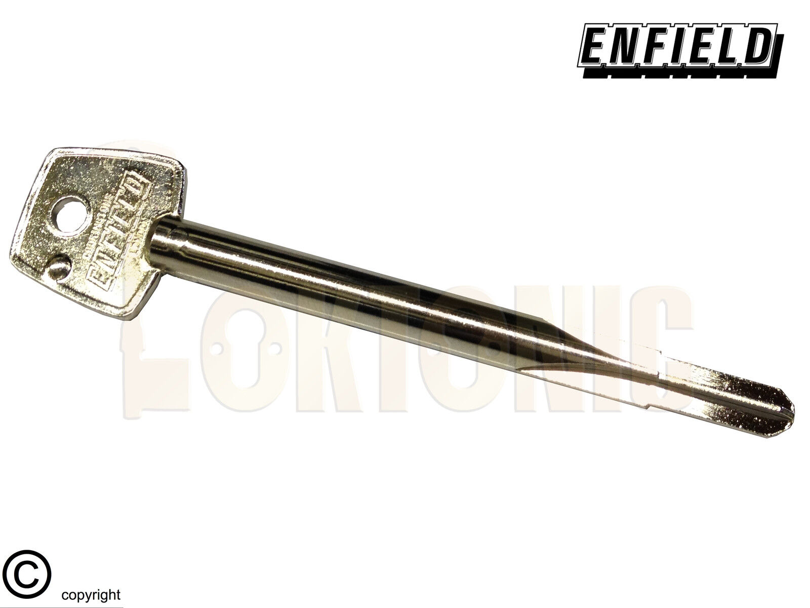 Enfield Federal Garage Door Bolt New Steel Long Key Blanks