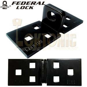 Federal FD3036 High Security Shed Van Gate Garage Solid Steel Lock Bracket Hasp