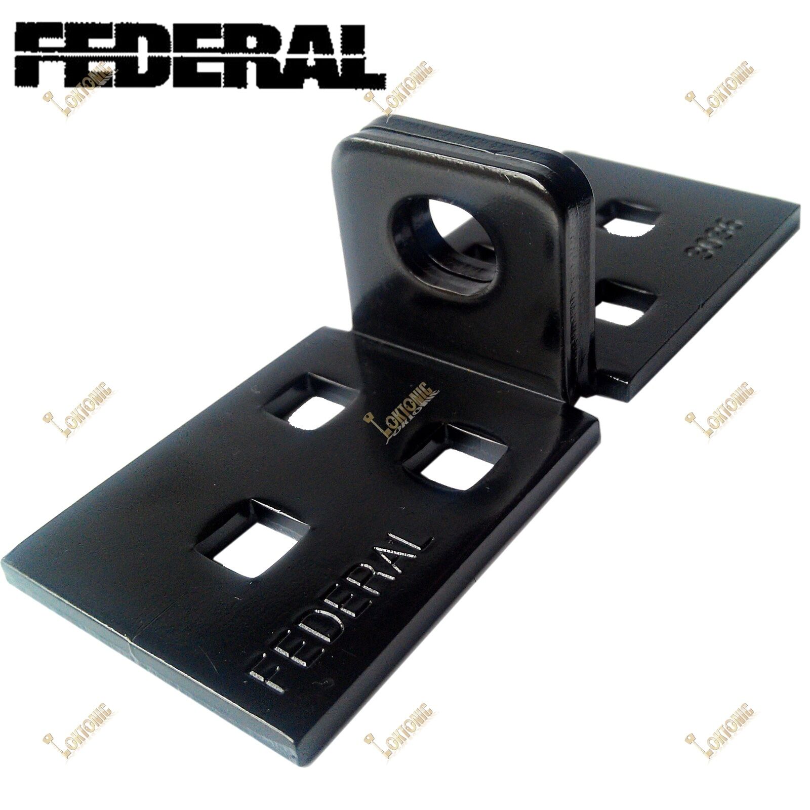 Federal FD3036 High Security Shed Van Gate Garage Solid Steel Lock Bracket Hasp - Image 6