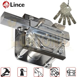 Lince Armour Plate High Security Heavy Duty Rim Gate Shed Sliding Dead Bolt