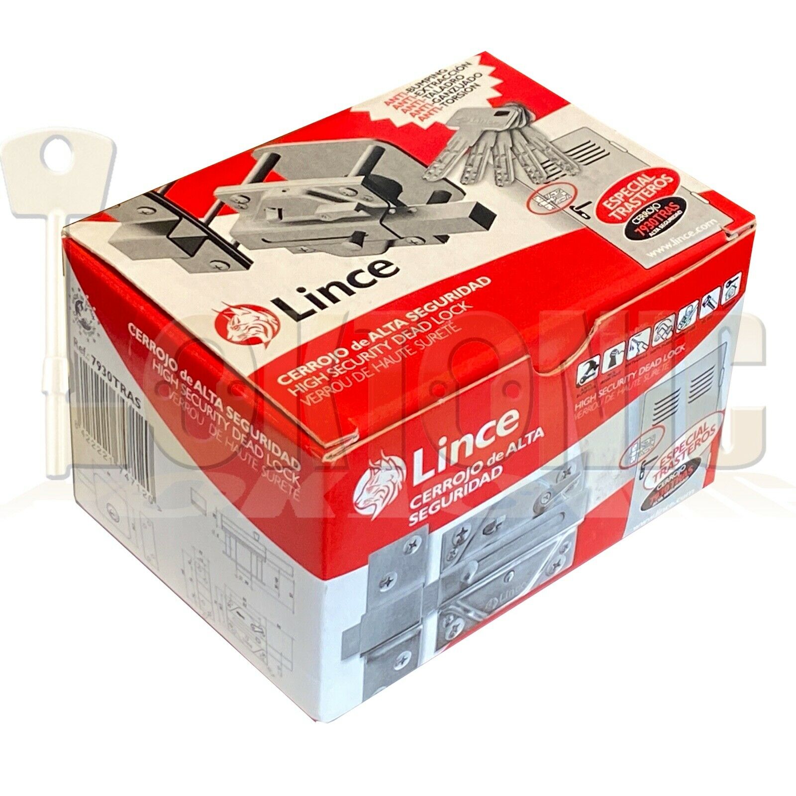 Lince Armour Plate High Security Heavy Duty Rim Gate Shed Sliding Dead Bolt - Image 10