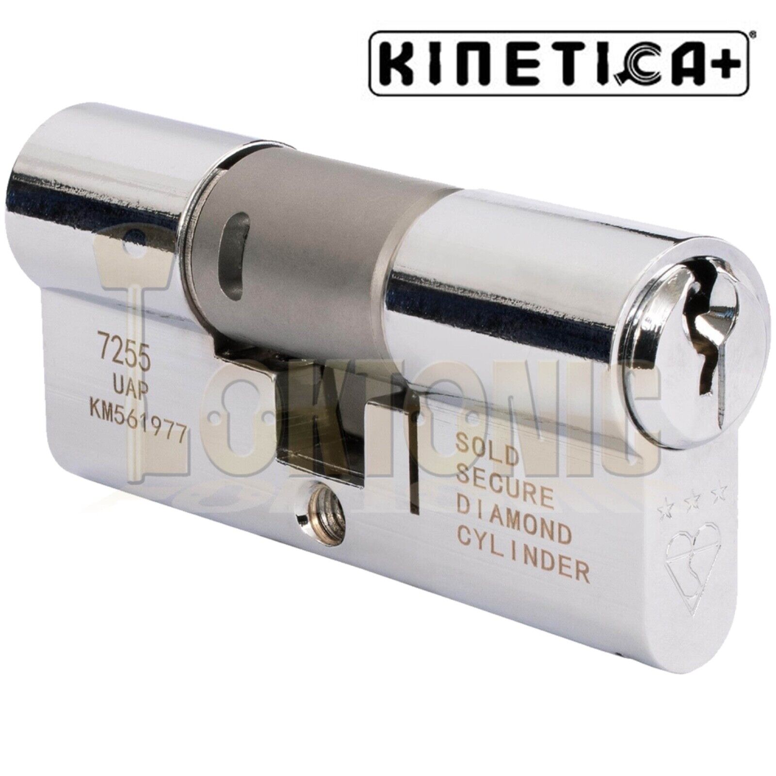 UAP 35-35 Kinetica+ 3 Star Anti Snap Euro Cylinder UPVC Front Door Lock TS007 - Image 5