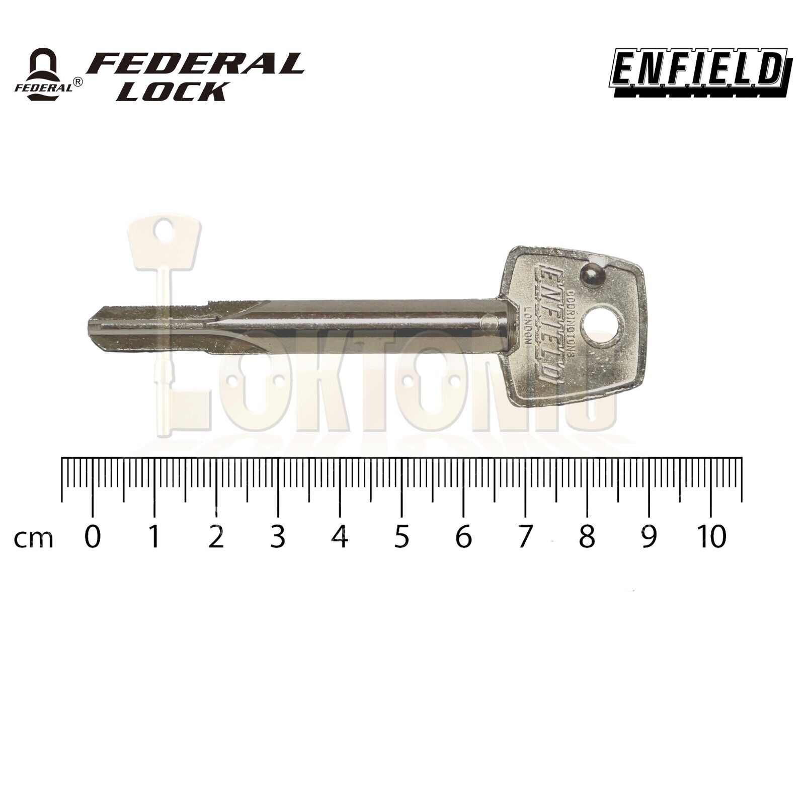 Enfield Federal Garage Door Bolt New Steel Long Key Blanks - Image 5