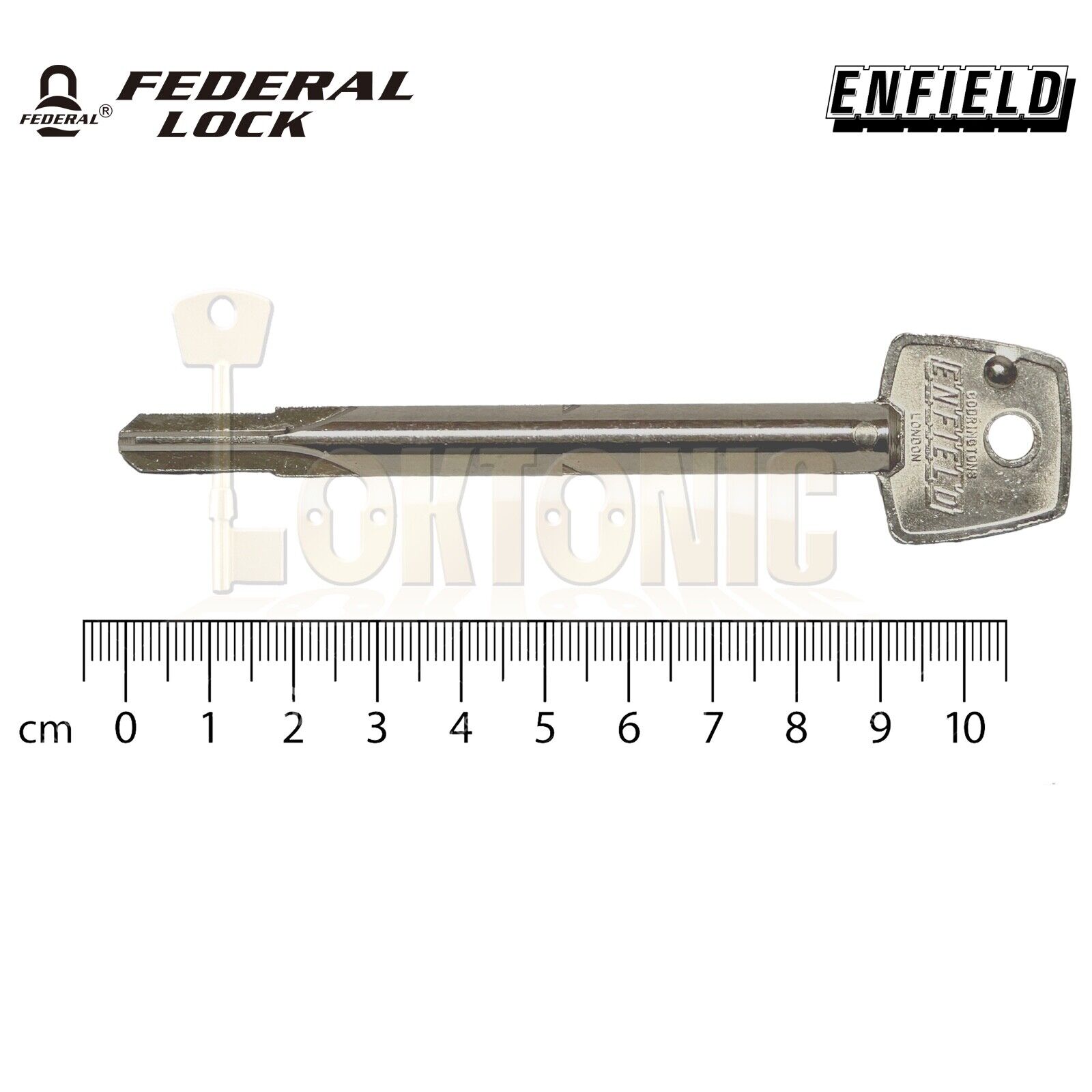 Enfield Federal Garage Door Bolt New Steel Long Key Blanks - Image 4