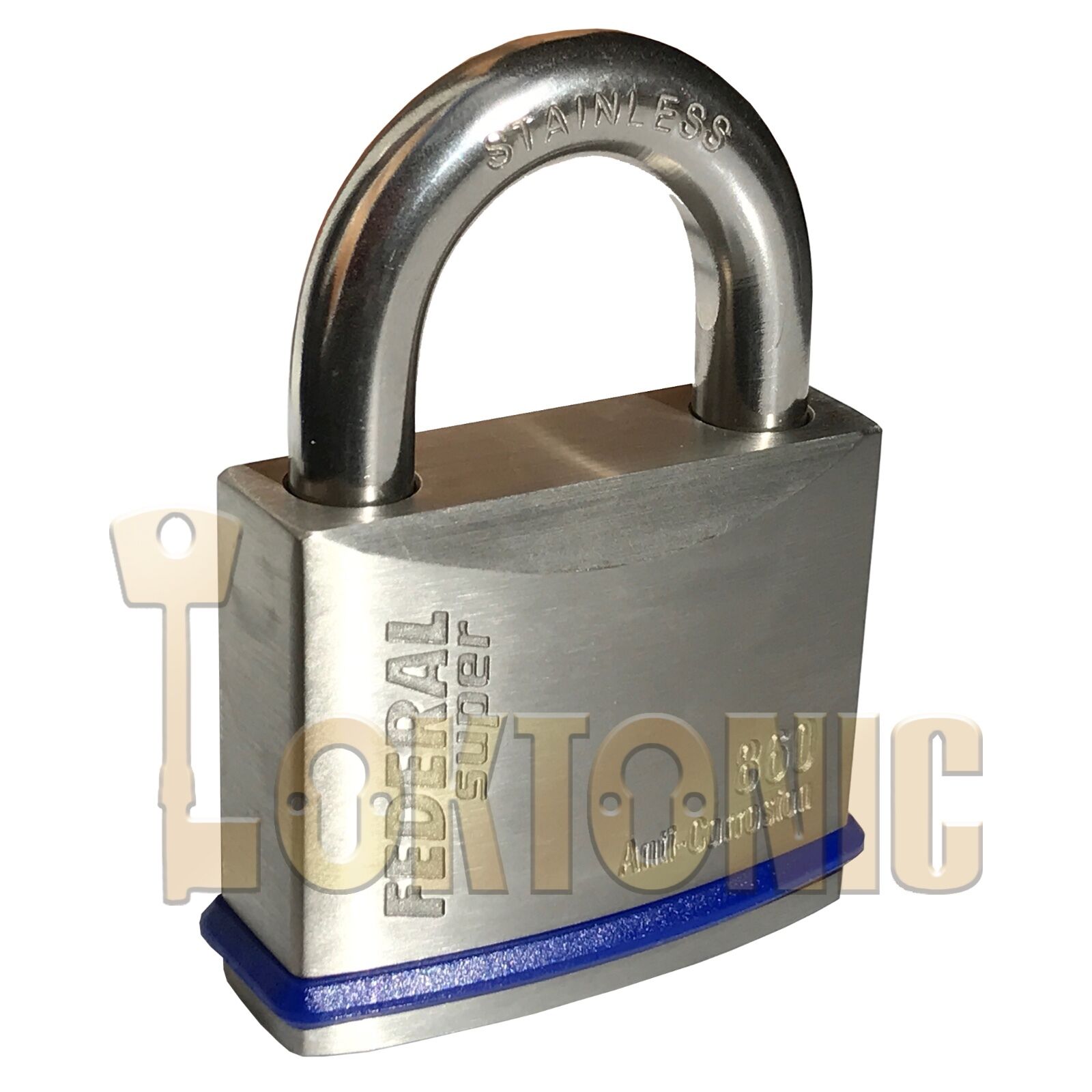 Federal FD860 Heavy Duty Solid Stainless Steel Marine Weather Resistant Padlocks - Image 4