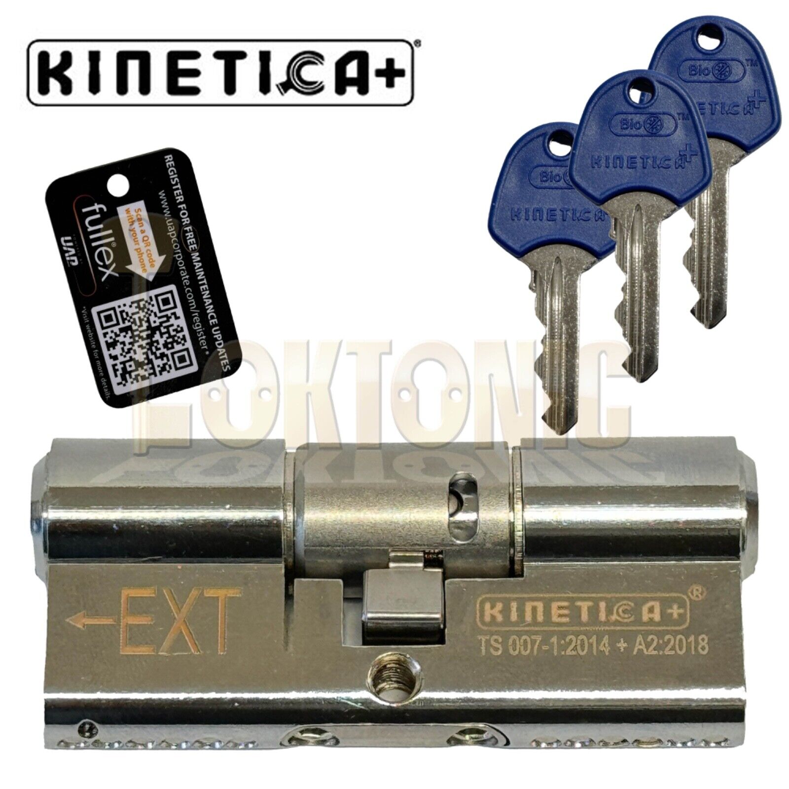 UAP 35-35 Kinetica+ 3 Star Anti Snap Euro Cylinder UPVC Front Door Lock TS007 - Image 7
