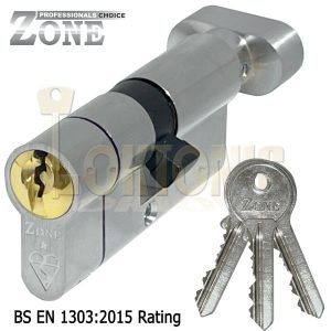 Zone 6 Pin Sold Secure Gold Thumb Turn Euro High Security Cylinder Lock Barrel
