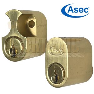 Asec External & Internal Scandinavian Oval lock Barrel To Suit Assa Ruko Locks