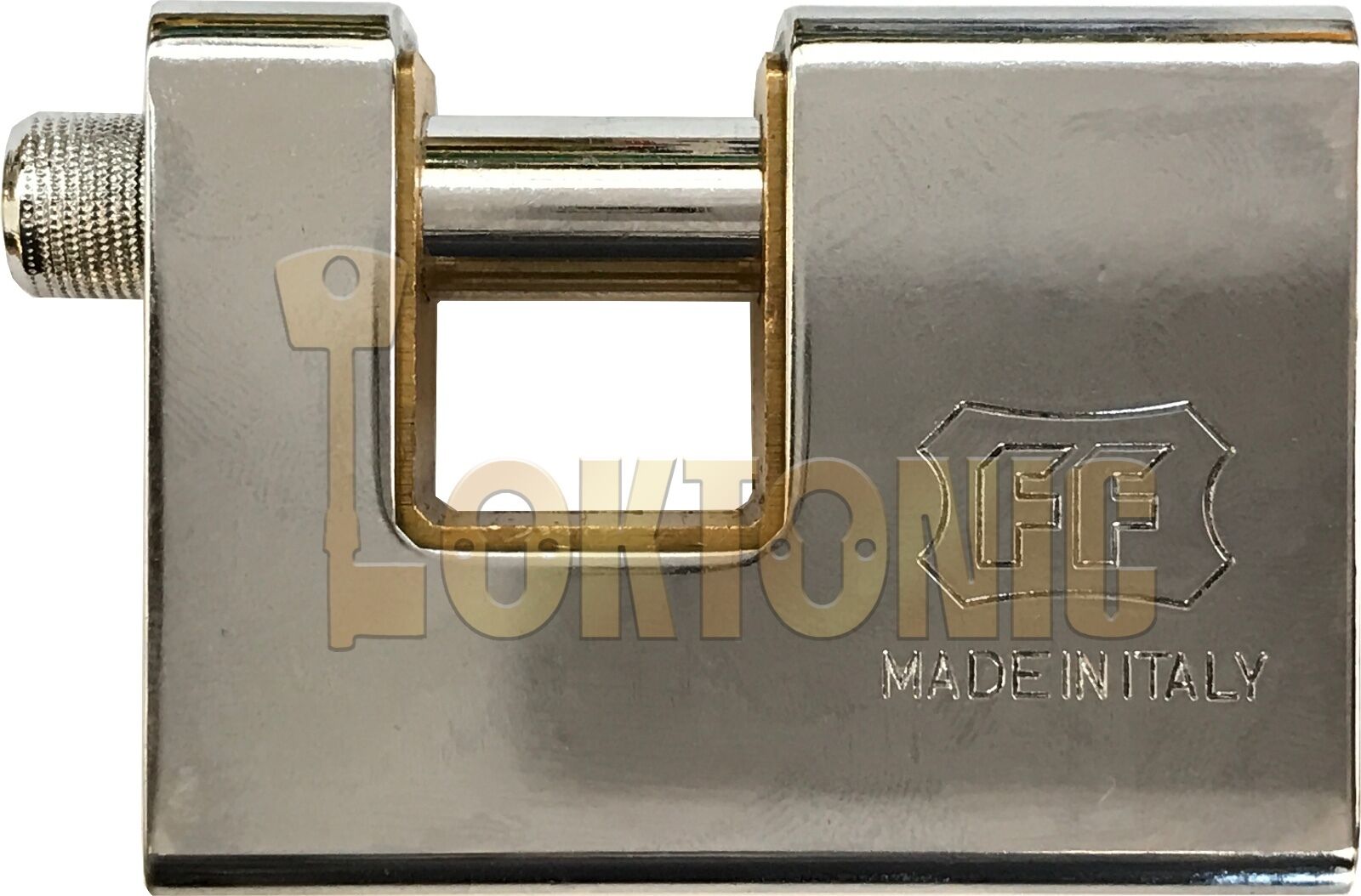 Facchinetti F8370 Fully Armoured Container Steel Roller Shutter Garage Padlock - Image 6