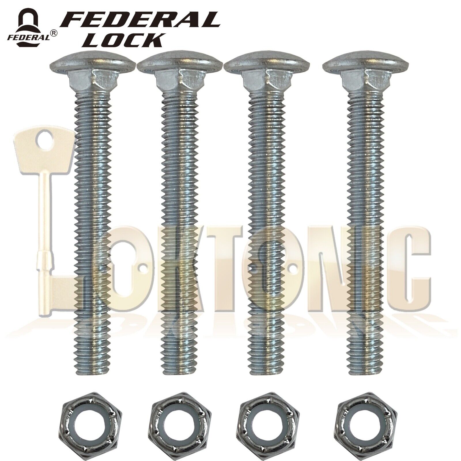 Federal Enfield Genuine Original Garage Door Bolts Lock One PAIR MK6 NEW 2023 - Image 6