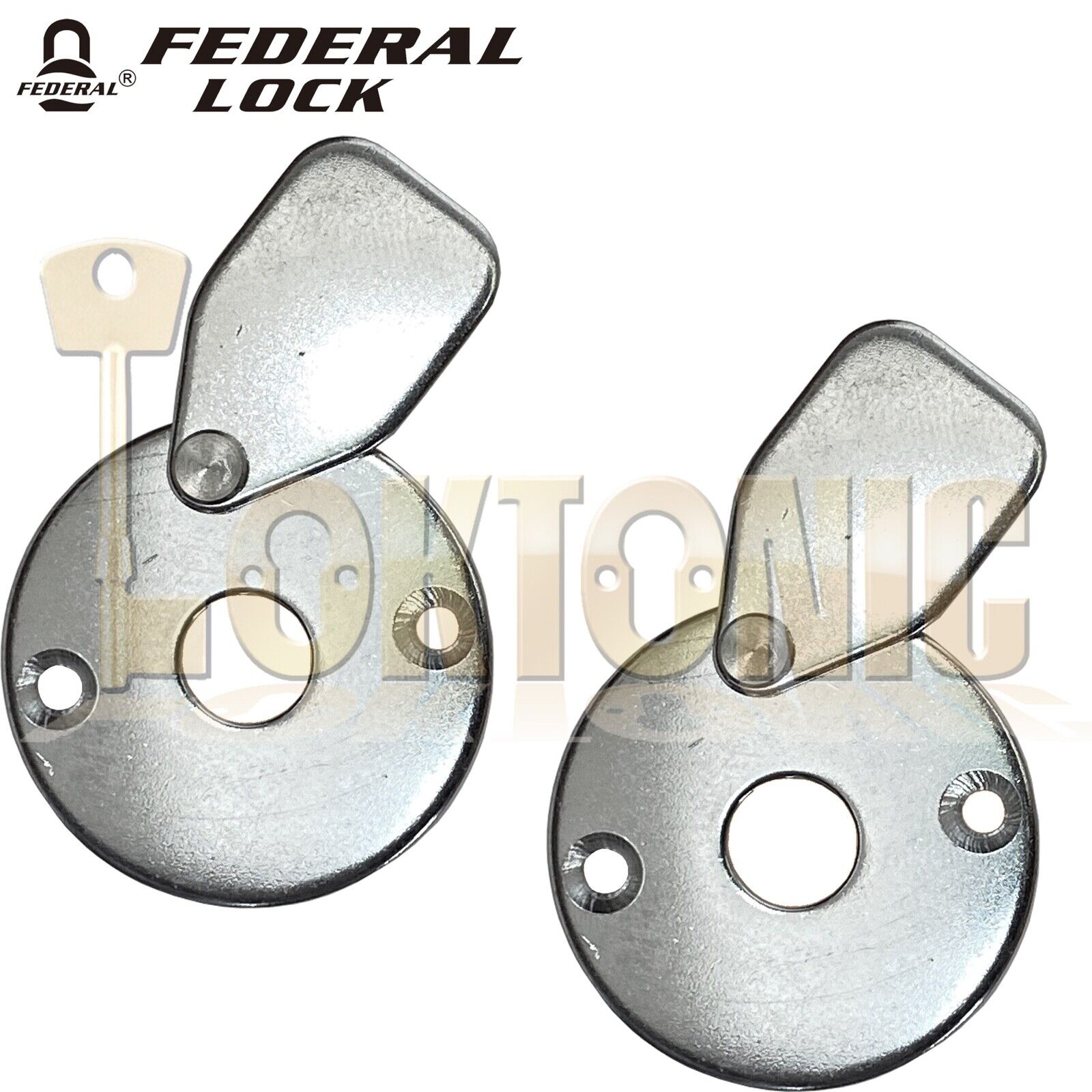 Federal Enfield Genuine Original Garage Door Bolts Lock One PAIR MK6 NEW 2023 - Image 8