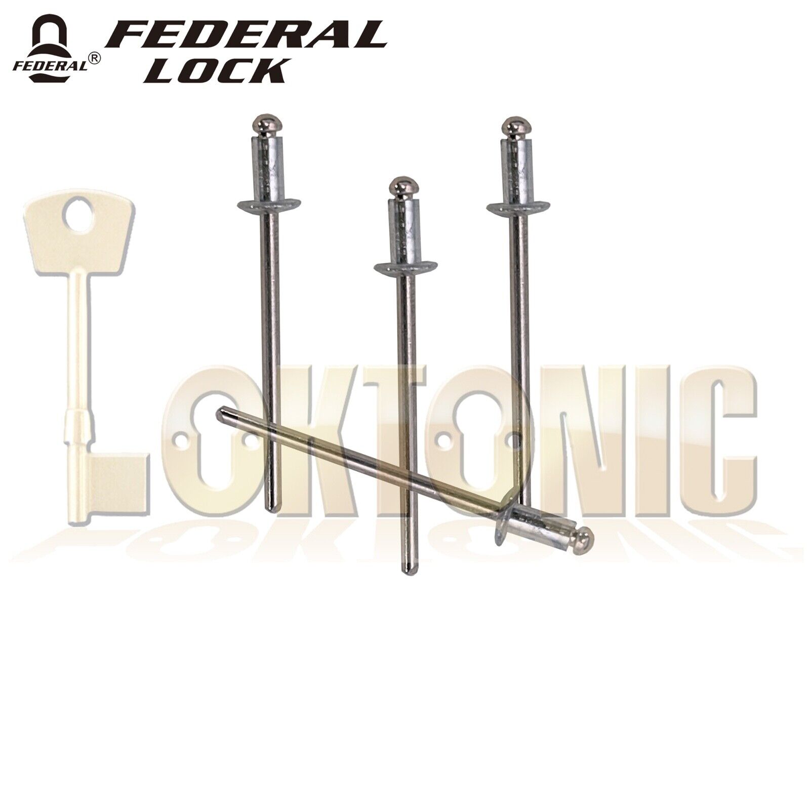 Federal Enfield Genuine Original Garage Door Bolts Lock One PAIR MK6 NEW 2023 - Image 9