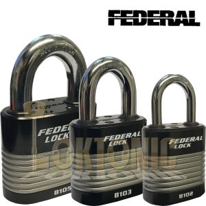 Federal High Security Rekeyable Van Shed Garage Steel Padlock FD8100 Series