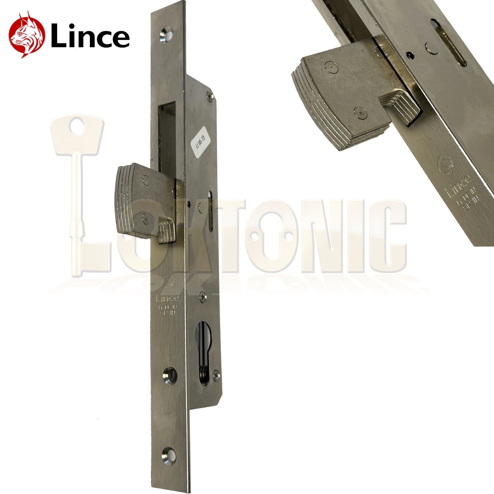 Lince 5582N Narrow Stile Heavy Duty Mortice Euro Hook Van lock Shed Gate Garage - Image 5