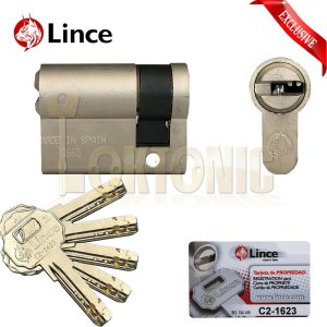 Lince Garage Van Door Roller Shutter Key Switch Half Euro Cylinder Lock Barrel