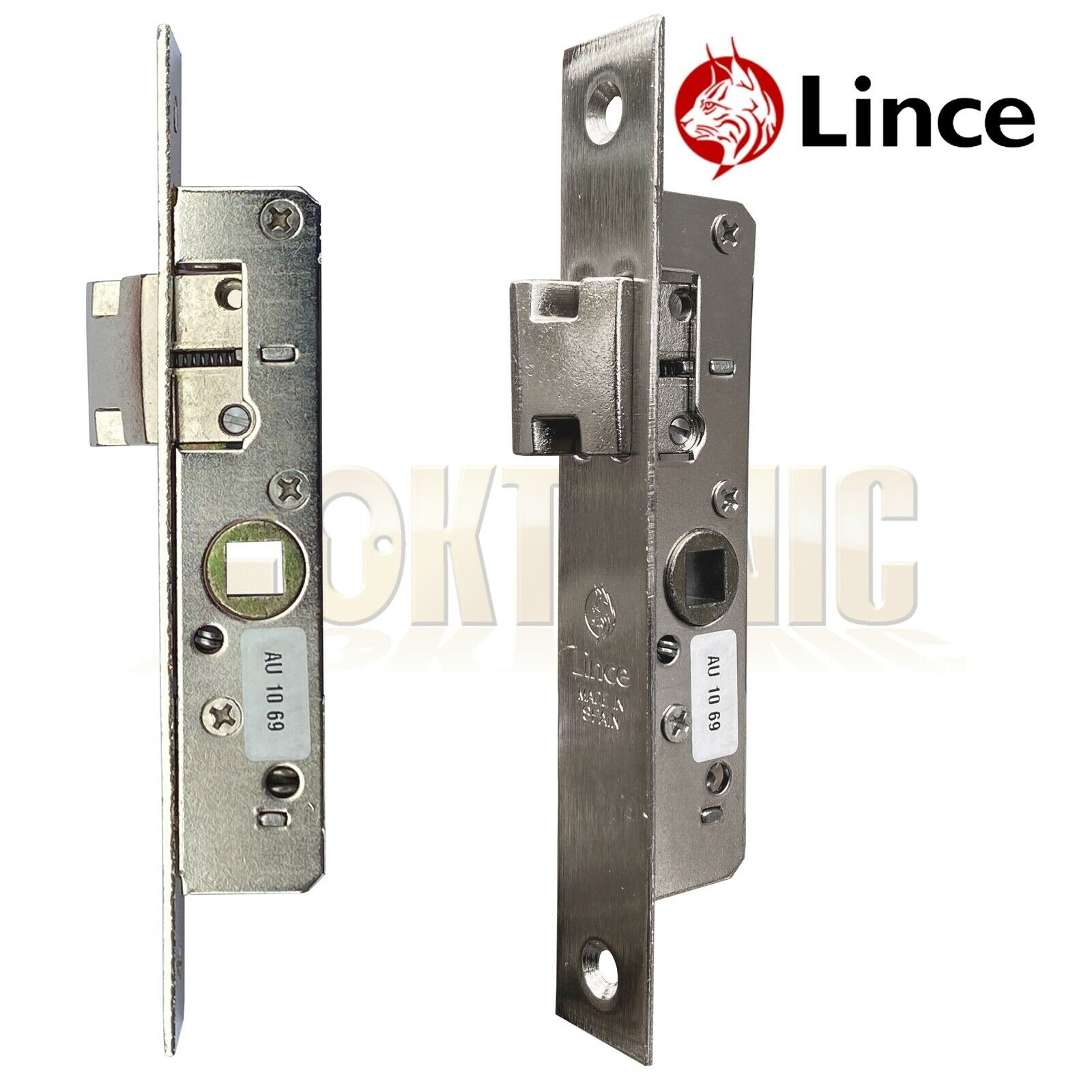 Lince Mortice Narrow Stile Latch With 8mm Spindle Drive UPVc Aluminium Doors